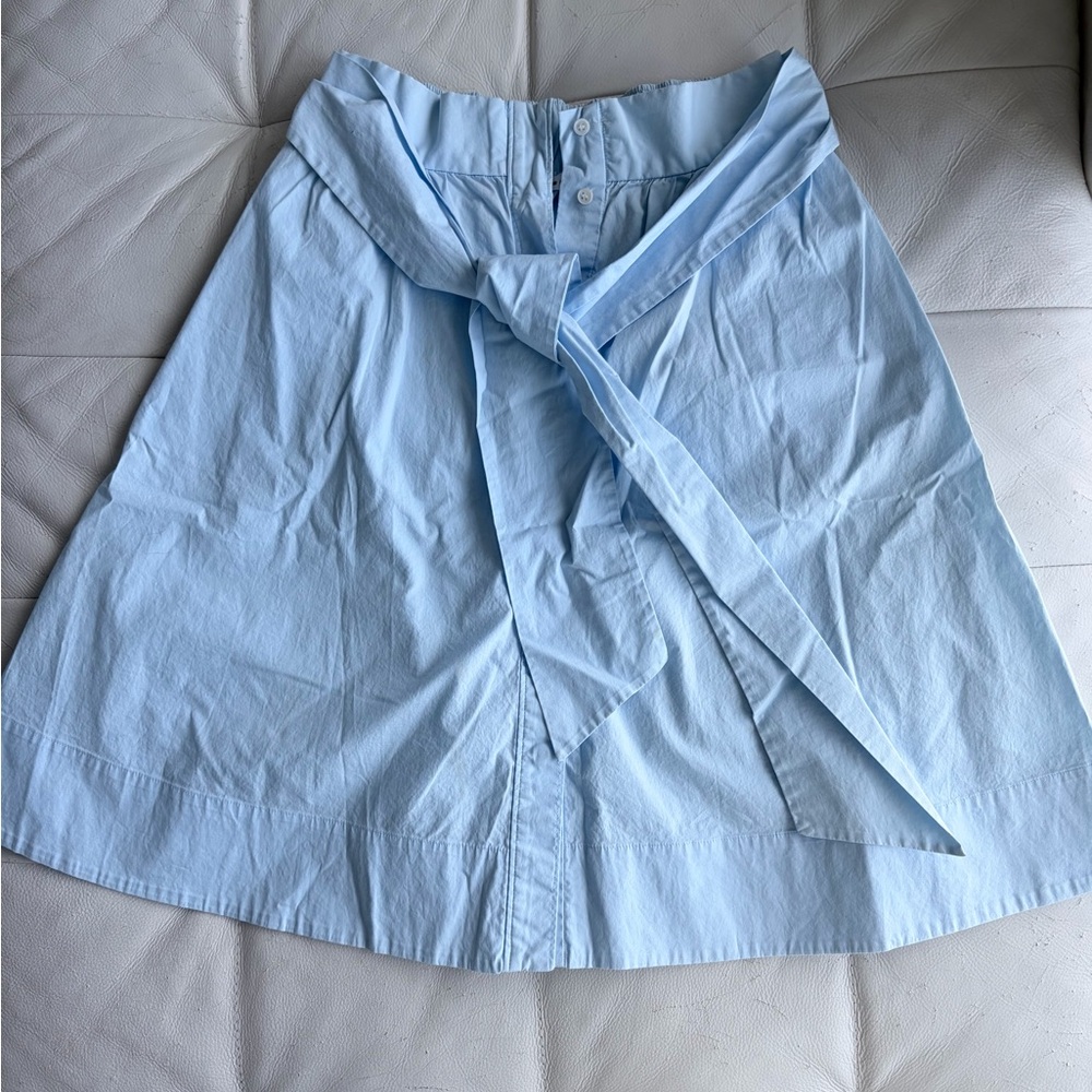 Club Monaco Sky Blue A-Line Skirt